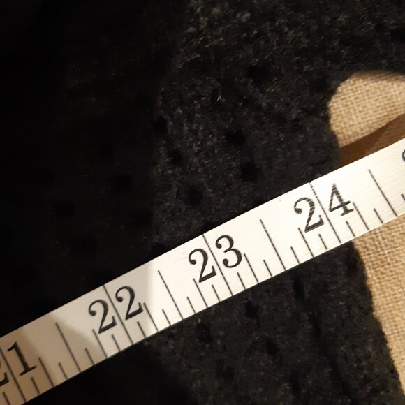 Social Collision Rainbow Icon Crop Knit Black Cardigan XL - Picture 5 of 13